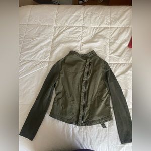 Army green light Jacket